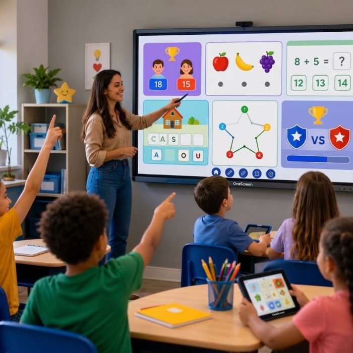 Pantalla Interactiva OneScreen T7 para educación