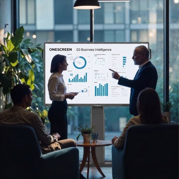 Pantalla Interactiva OneScreen T7 para Empresas